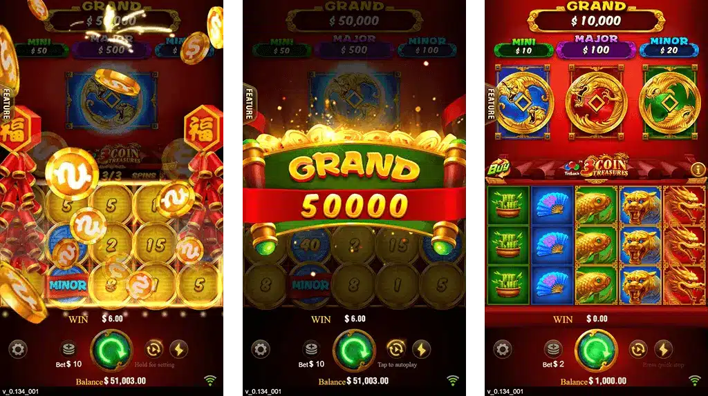 3 Coins 500Bet Bonus